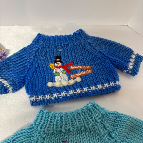 Handknit Bear Doll Sweaters‎ All Occasions New - Picture 3 of 6